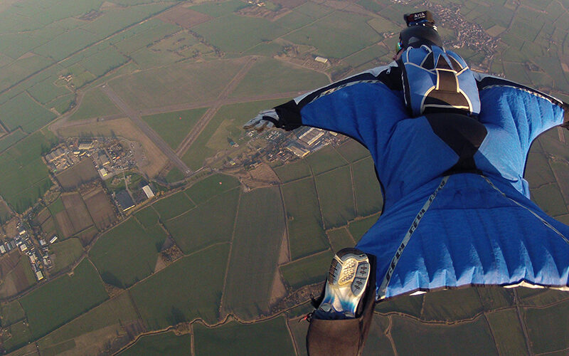 Image pour Base jump au départ de Magland avec Christophe