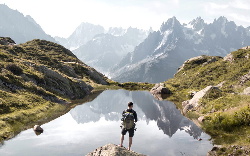 Image pour Randonnée en montagne aux Dômes de Miage avec Victor