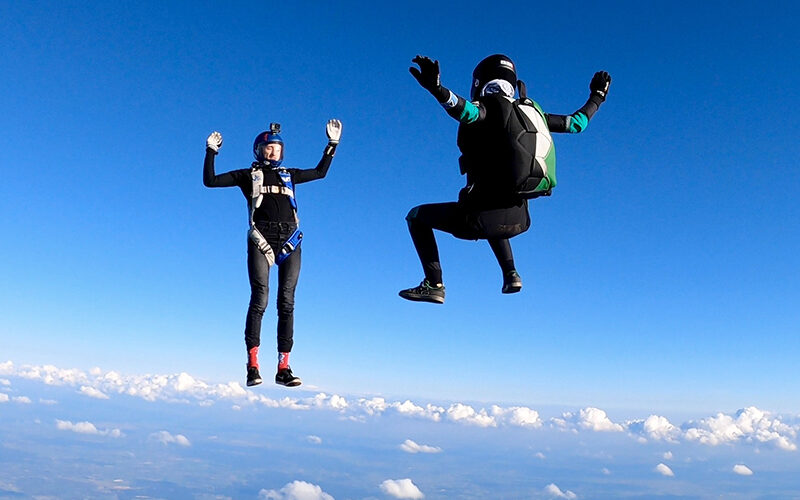 Image pour Saut en parachute depuis le Bourget-du-Lac avec Maureen