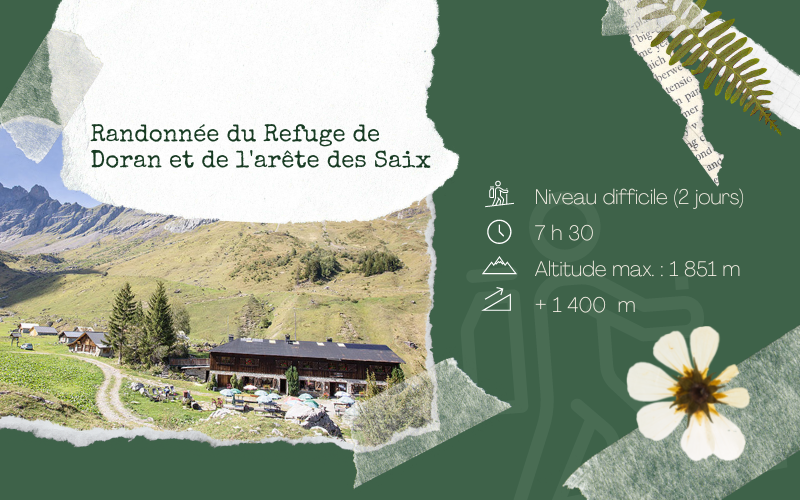 Image pour Randonnée au refuge de Doran et l&rsquo;arête des Saix