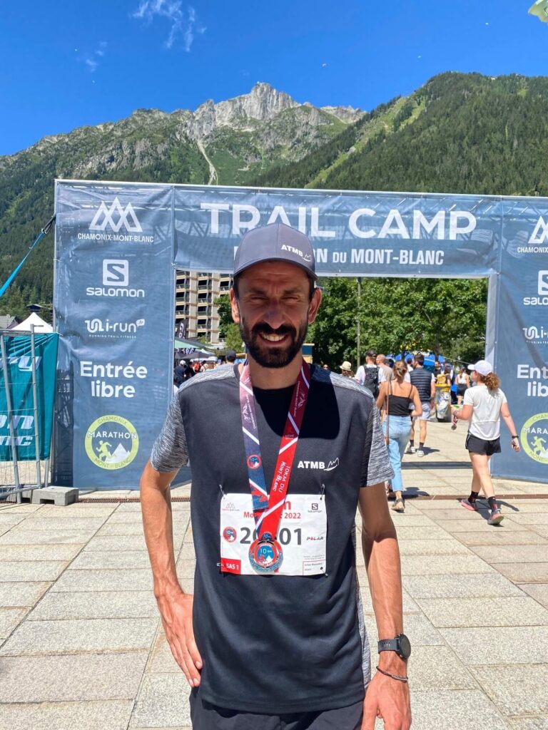 Julien Masciotra au marathon du Mont Blanc 