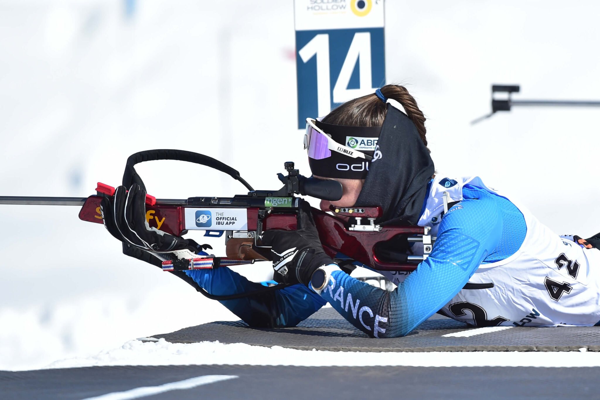 Jeanne Richard athlète de biathlon Vivre en HauteSavoie