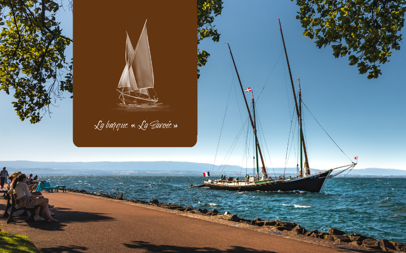 Image pour La Savoie : célèbre barque du Lac Léman