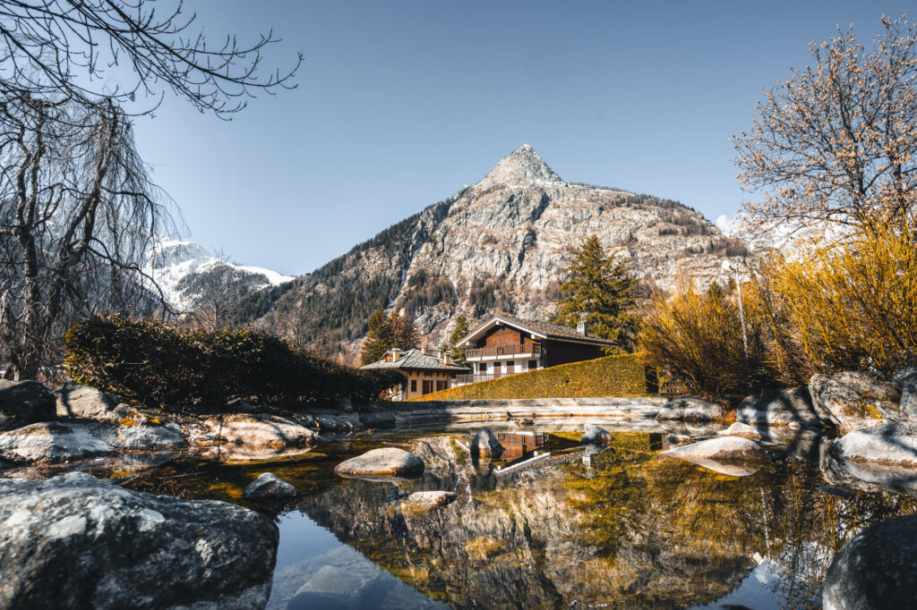 Village de Courmayeur en Italie ©ATMB