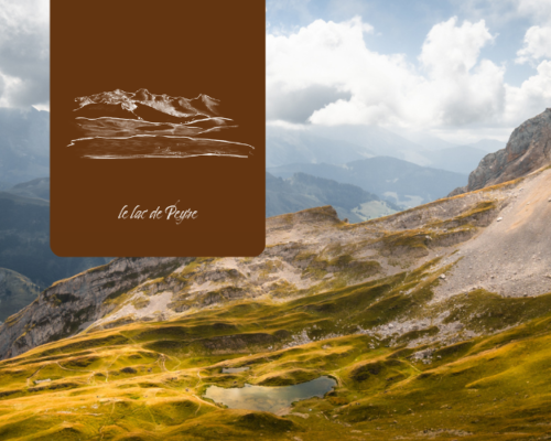 Massif du Bargy et le lac de Peyre