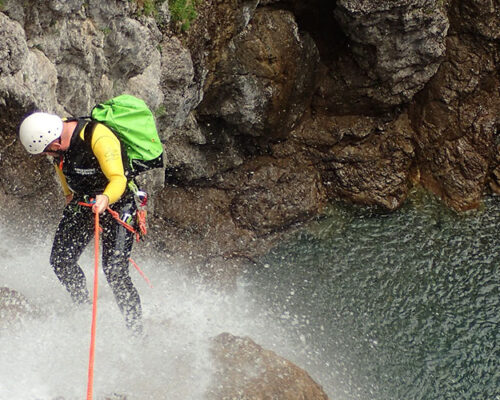 Canyoning au canyon de la Mine à Doussard