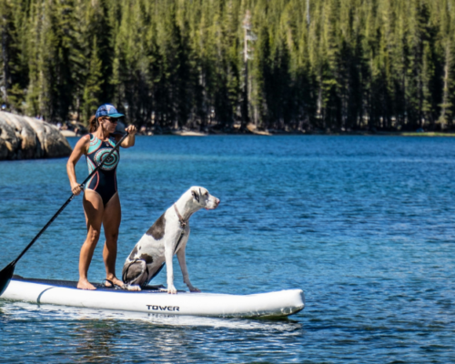 Paddle sur le lac de Passy