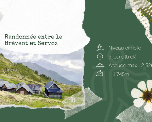 Trek entre le Brévent et Servoz