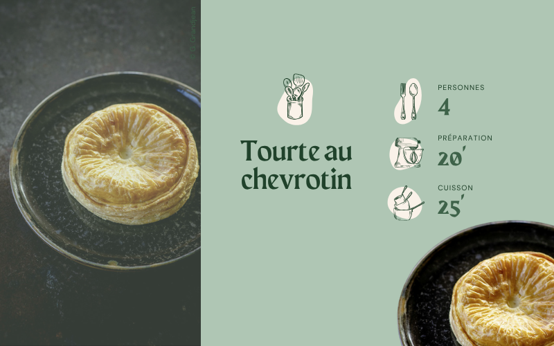 Image pour Recette de la tourte au chevrotin