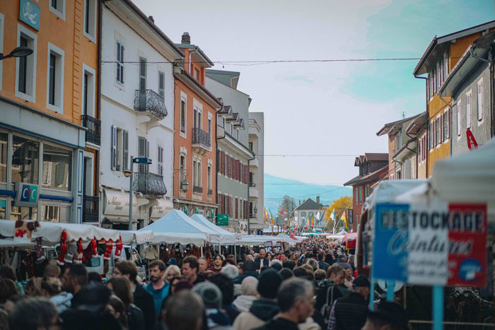 Foire de la Saint-Martin Ă Bonneville ATMB